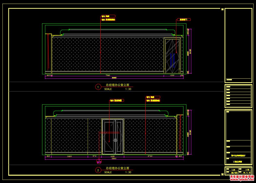 工裝CAD圖紙[02],銷售展廳售樓部CAD施工圖附效果圖